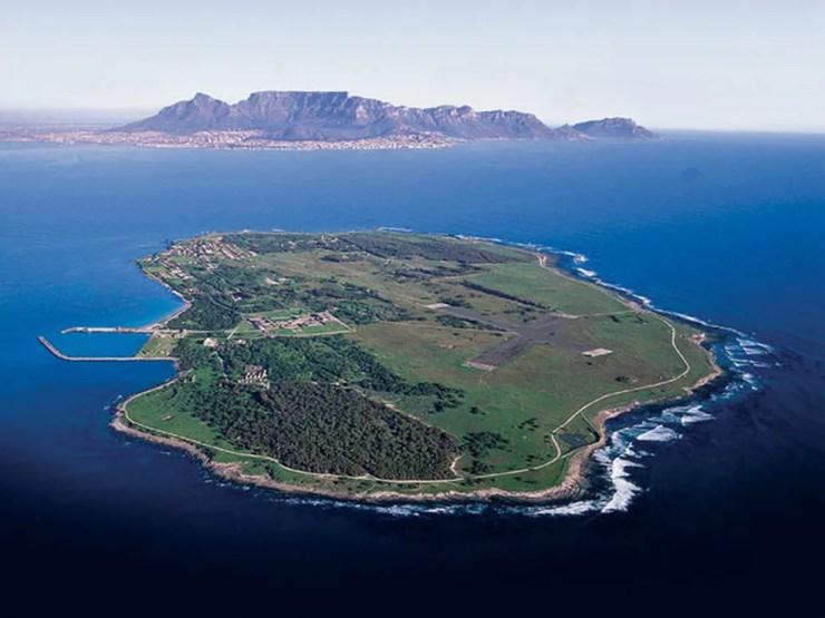 Robben Island, onde Nelson Mandela ficou preso, na África do Sul — Foto: Divulgação/South African Tourism