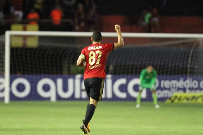 Com 38 gols pelo Sport, Diego Souza é o terceiro maior artilheiro de um clube do Nordeste na Série A — Foto: Marlon Costa / Pernambuco Press