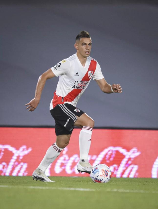 Rafael Borré, atacante do River Plate — Foto: Getty Images