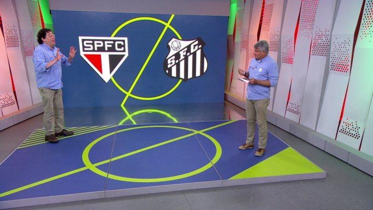 Cleber Machado, Casagrande e Ricardinho analisam vitória do Santos em clássico contra o São Paulo