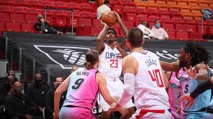 Melhores momentos: Miami Heat 105 x 109 Los Angeles Clippers pela NBA