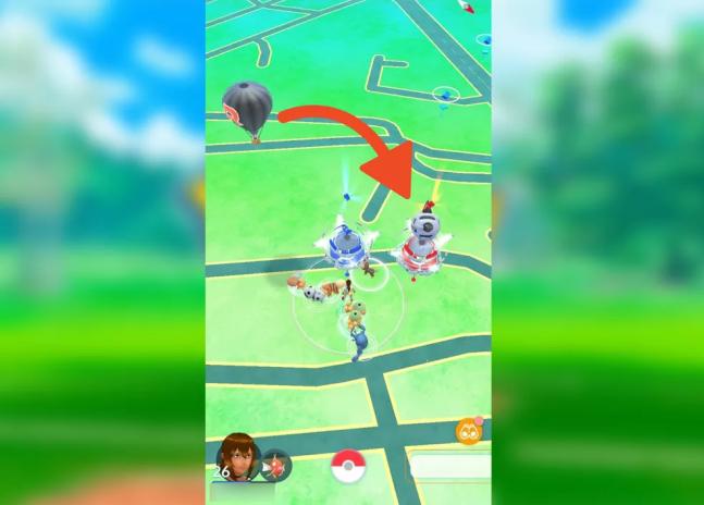 Encontre o ginásio que deseja derrubar — Foto: Reprodução/Pokémon GO