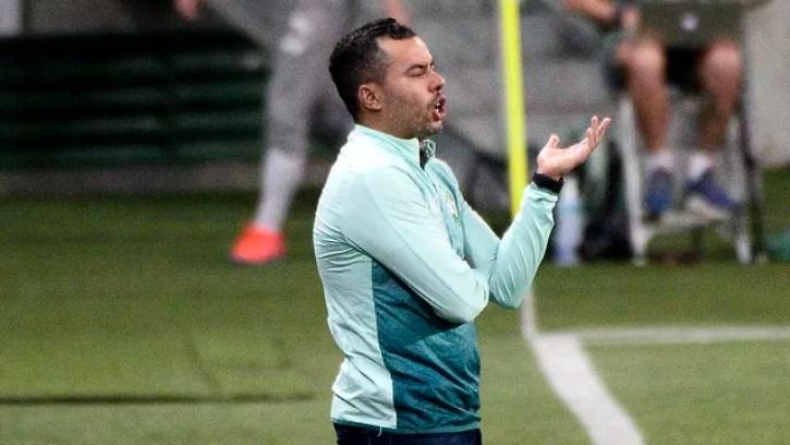 Jair Ventura em Palmeiras x Chapecoense