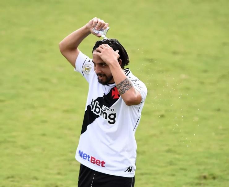 Benítez, ex-Vasco, treina no CT do São Paulo — Foto: André Durão