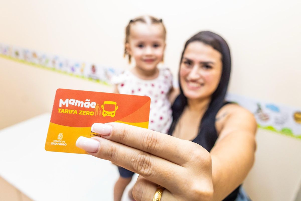 Mamãe Tarifa Zero garante transporte gratuito para responsáveis por crianças em creches - Imagem: Divulgação / Edson Lopes Jr. / SECOM