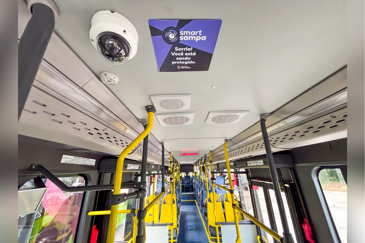 Tecnologia embarcada nos ônibus ajuda a combater assédio e identificar suspeitos e desaparecidos - Imagem: Divulgação / Edson Lopes Jr. / SECOM
