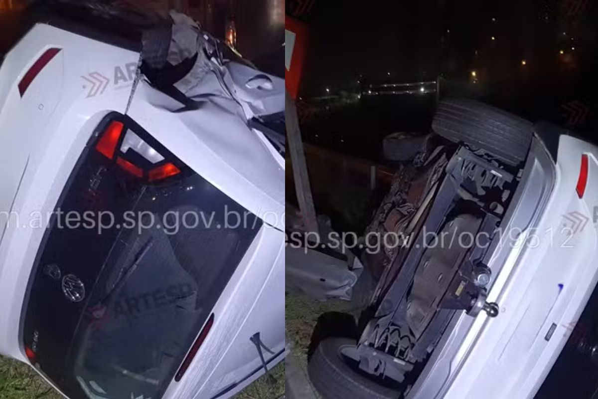 As causas da perda de controle do veículo não foram esclarecidas, e não houve registro de outras vítimas no incidente