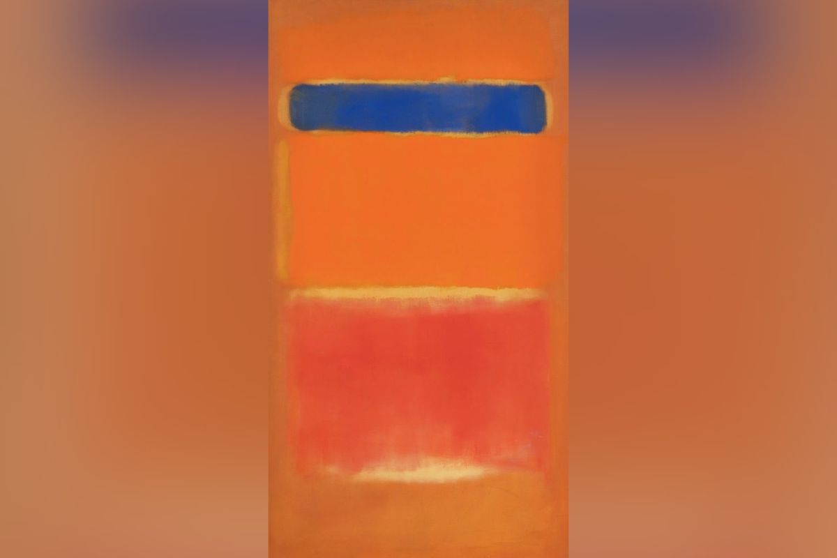 Blue over Red (1953), de Rothko - Imagem: Reprodução