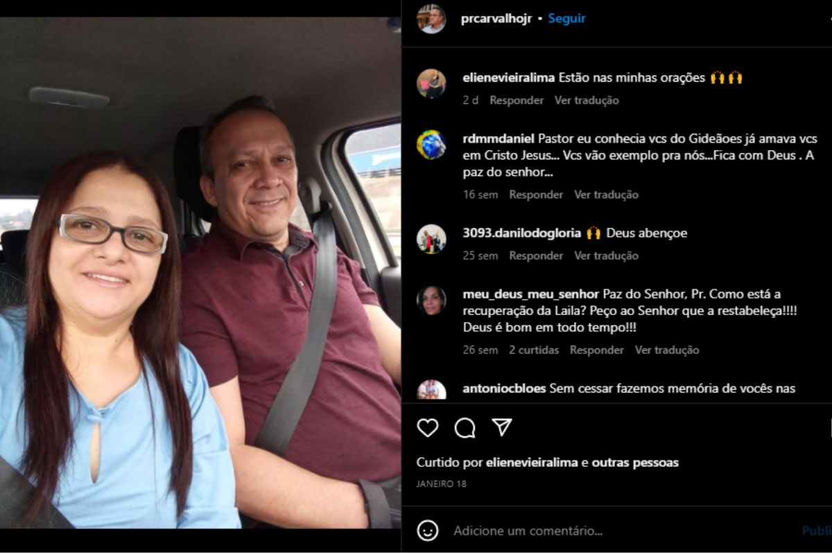 Imagem publicada no Instagram de Carvalho Junior