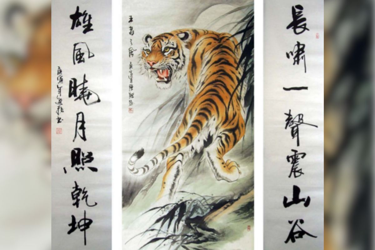 Na tradição chinesa, o tigre guarda os ventos e protege os homens - Imagem: Reprodução
