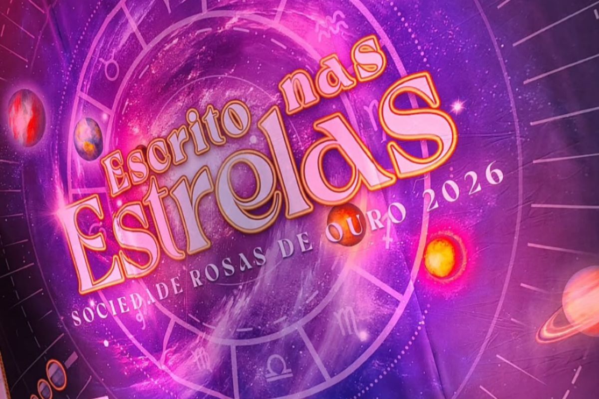 A Sociedade Rosas de Ouro celebra 50 anos de vitórias e tradição no Carnaval de São Paulo, com enredo sobre astrologia em 2026