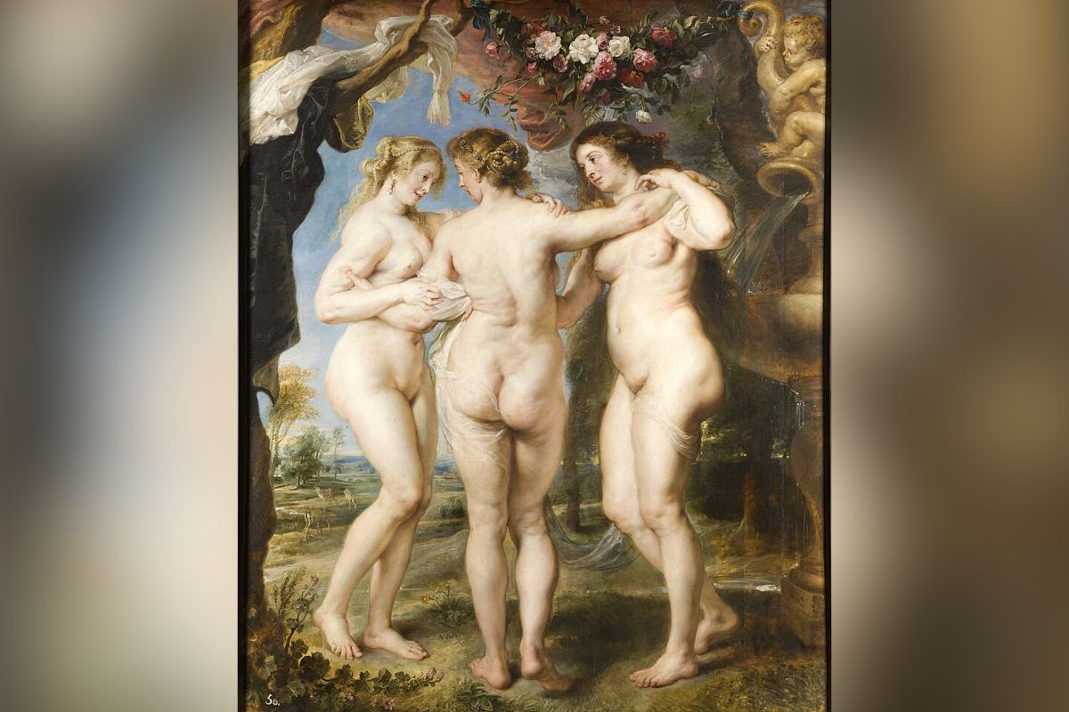 As Três Graças, de Peter Paul Rubens | A beleza como escolha – e como resistência - Imagem: Reprodução