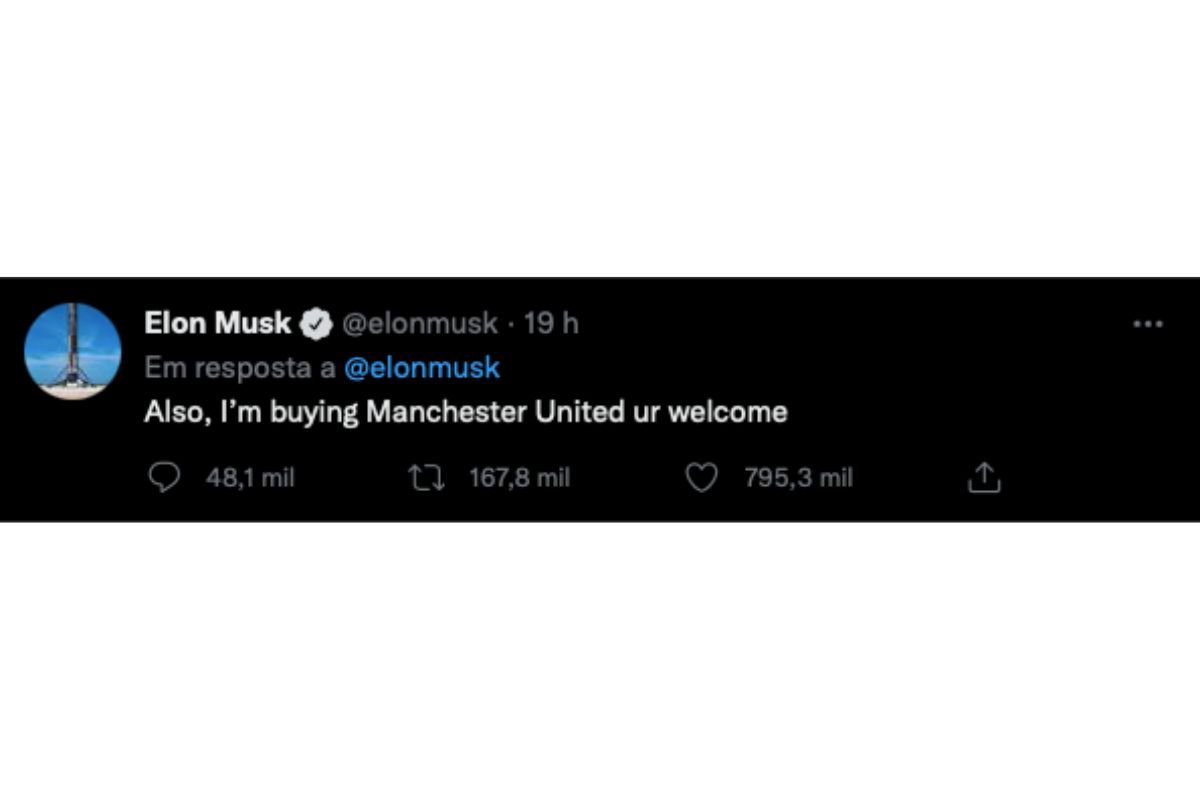Elon Musk anuncia se vai comprar o Manchester United ou não